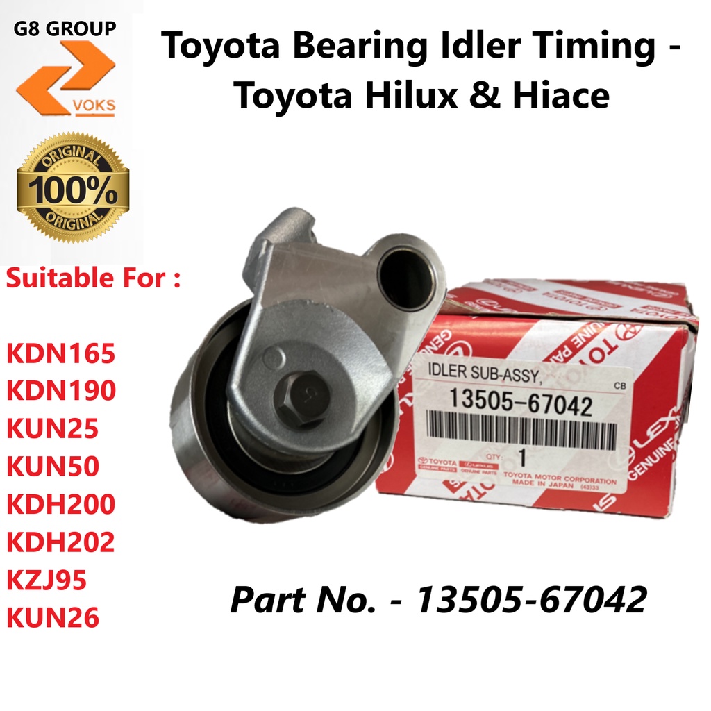 Toyota Bearing Idler Timing Toyota Hilux & Hiace ( 1350567042