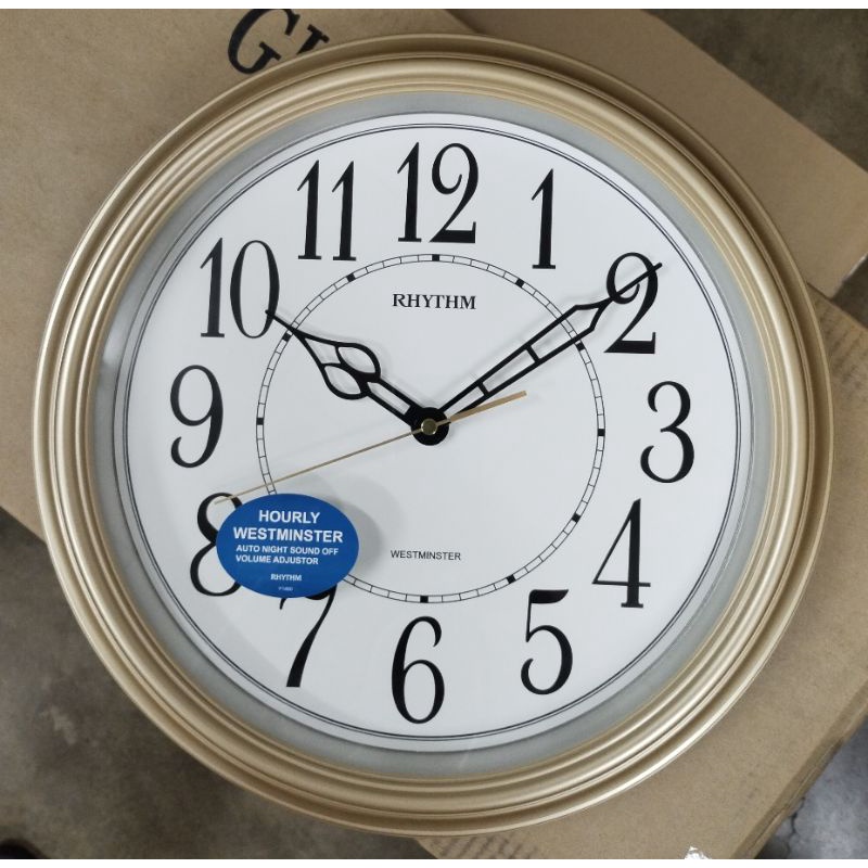 100ORIGINAL RHYTHM CMH726 Hourly Chime & Strike(Westminster)Wall Clock