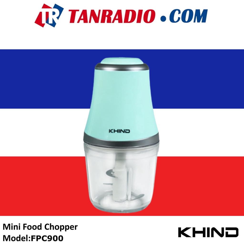 Khind Mini Food Chopper Triple Blades FPC900 TR Shopee Malaysia