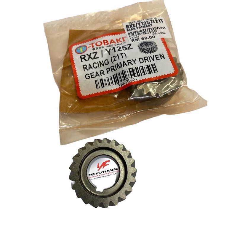 RXZ Y125Z (21T)GEAR PRIMARY DRIVE RACING TOBAKI YAMAHA BOSH CATALYZER