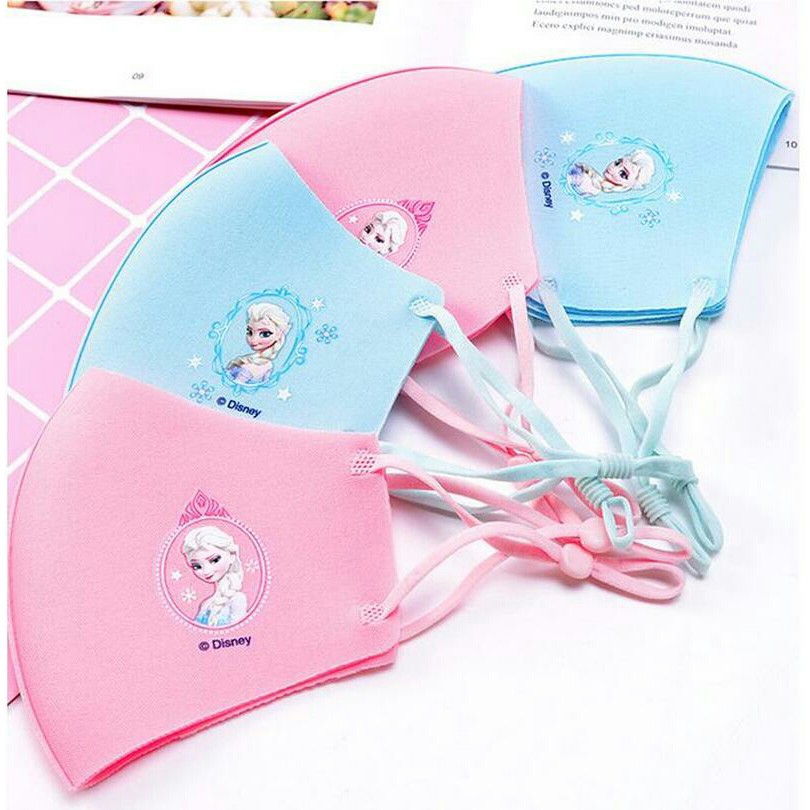 (Ready Stock)Disney Marvel Chikdren's Mask Spiderman Frozen Cartoon