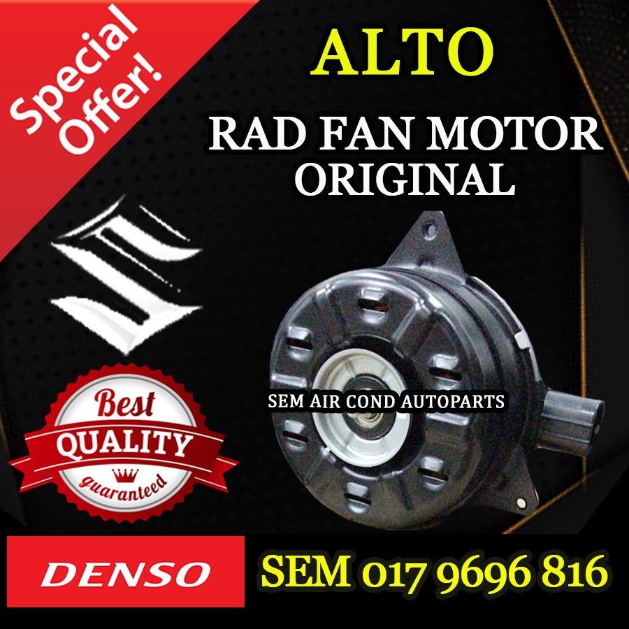 SUZUKI ALTO ORIGINAL DENSO ND RAD/ RADIATOR FAN MOTOR (CAR AIRCOND