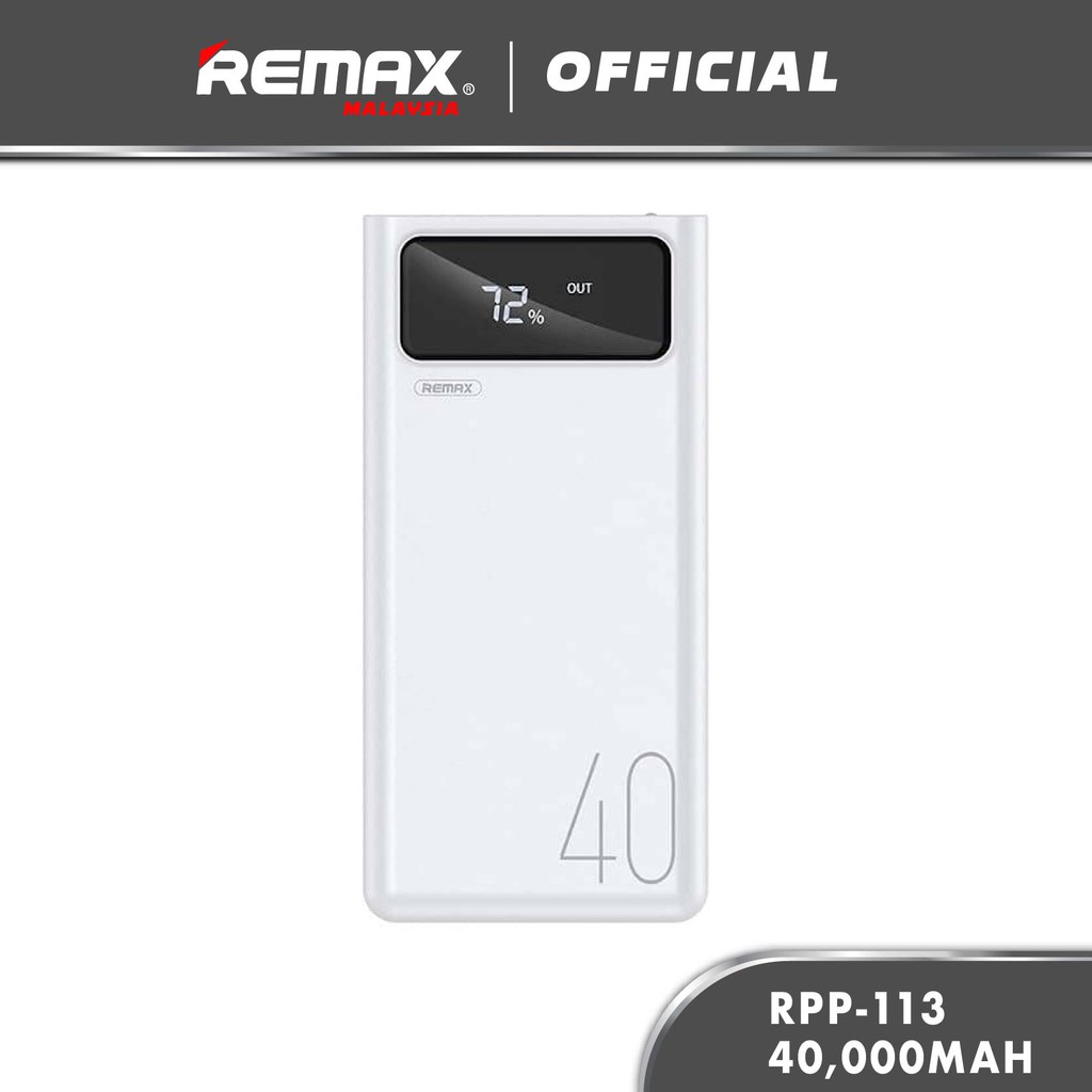 Remax RPP113 Mengine Series 40000mAh LED Display Fast Charge Power