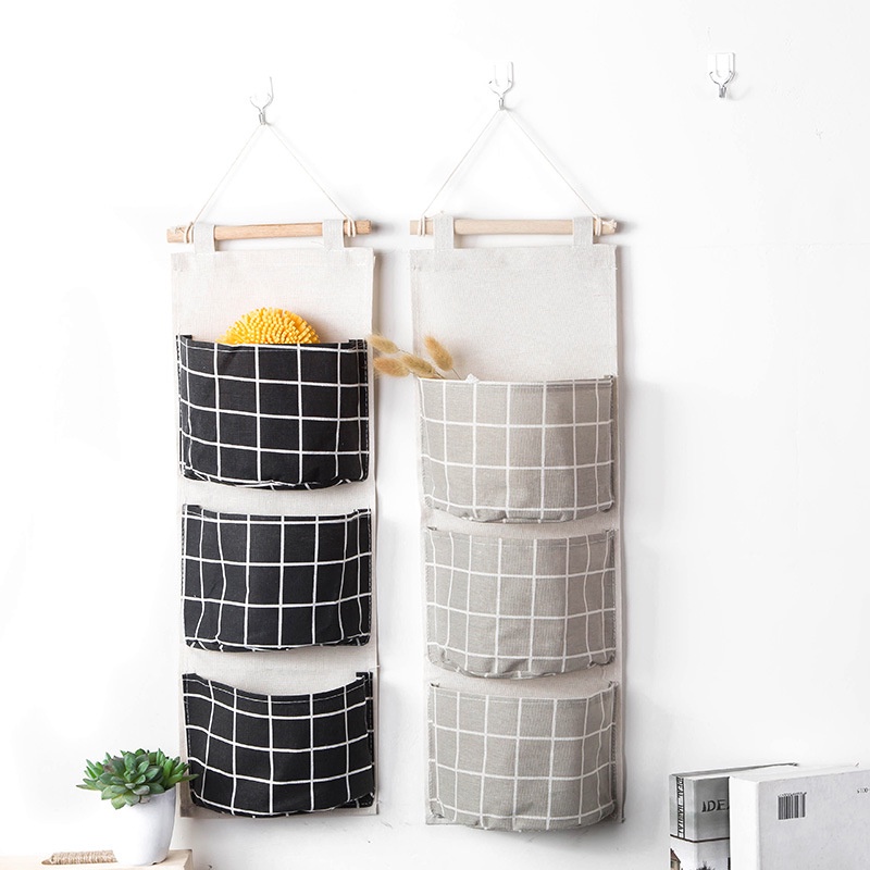 Wall Hanging Letter Organizer Pocket Storage Tempat Letak Surat Dokumen
