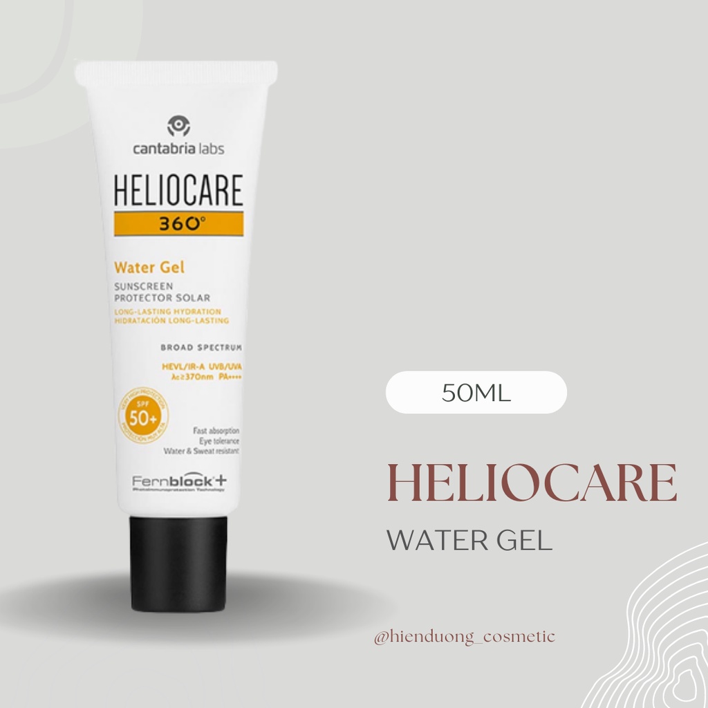 Helio Water Gel SPF 50 + Sunscreen Shopee Malaysia