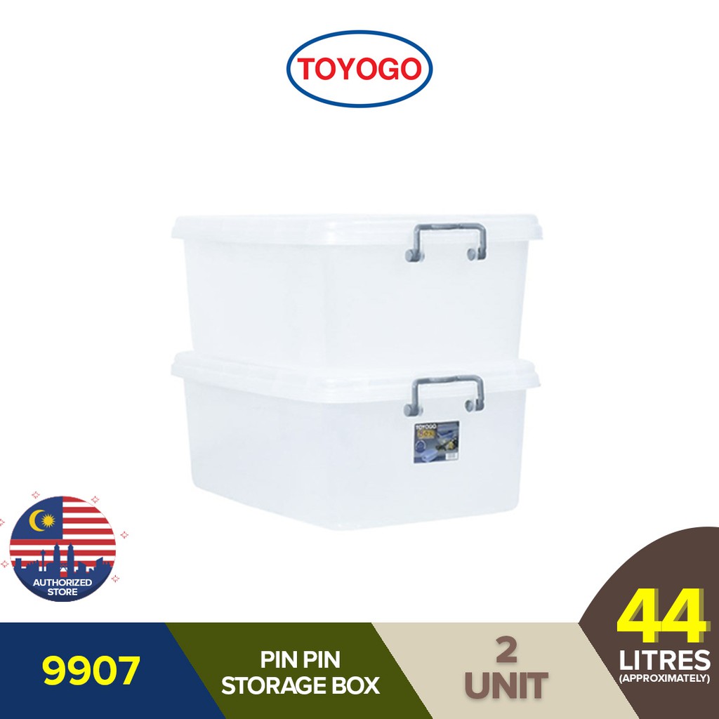 Toyogo Storage Box Plastic Container 9907 (44L) Shopee Malaysia