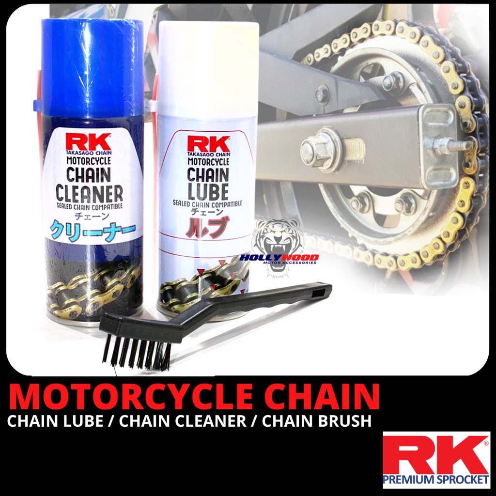RK TAKASAGO CHAIN LUBE CHAIN CLEANER JAPAN CHAIN BRUSH SPRAY RANTAI