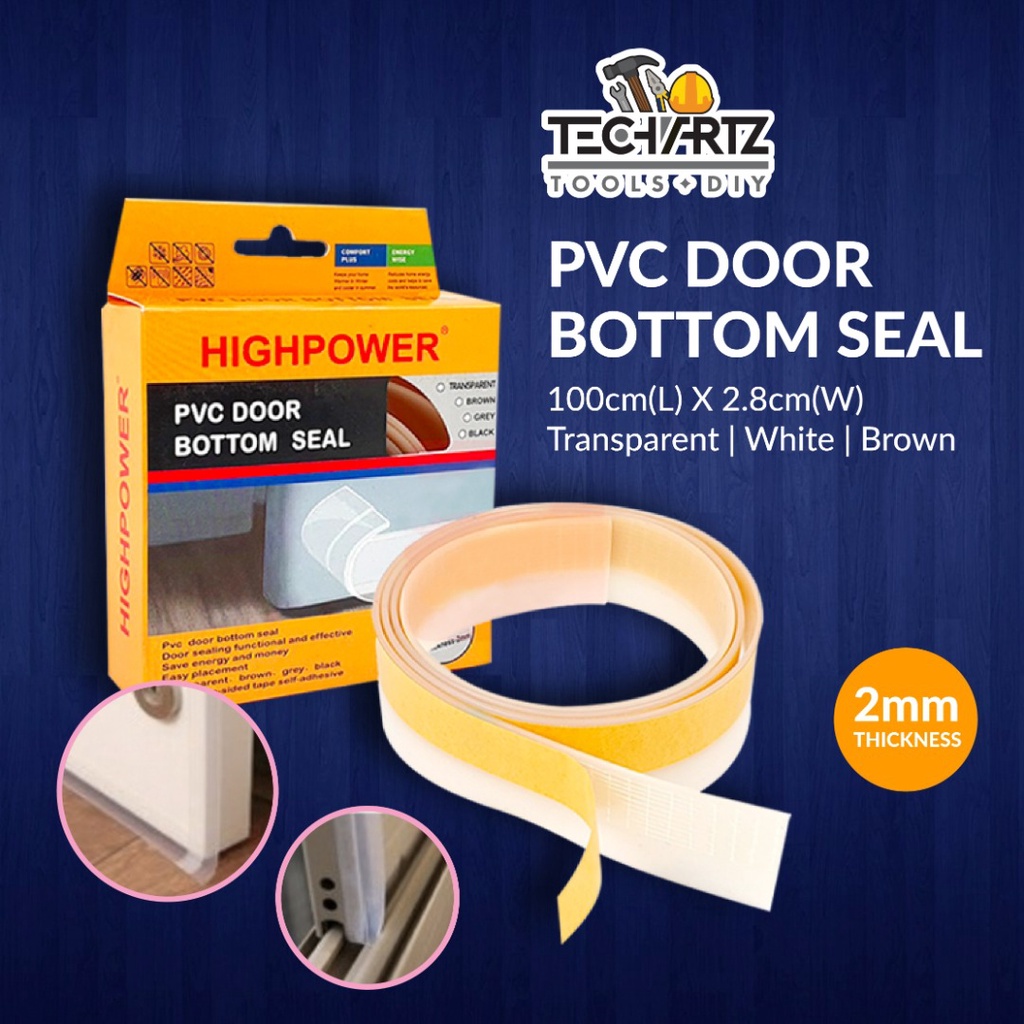 PVC Door Bottom Seal / Dust Proof Door Seal / Pintu Getah Bahagian