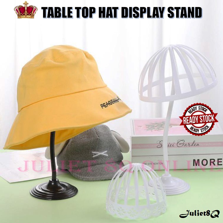 [Juliet8Q] Table Top Hat Display Stand Hat Rack Stand Topi Rack Stand Shopee Malaysia