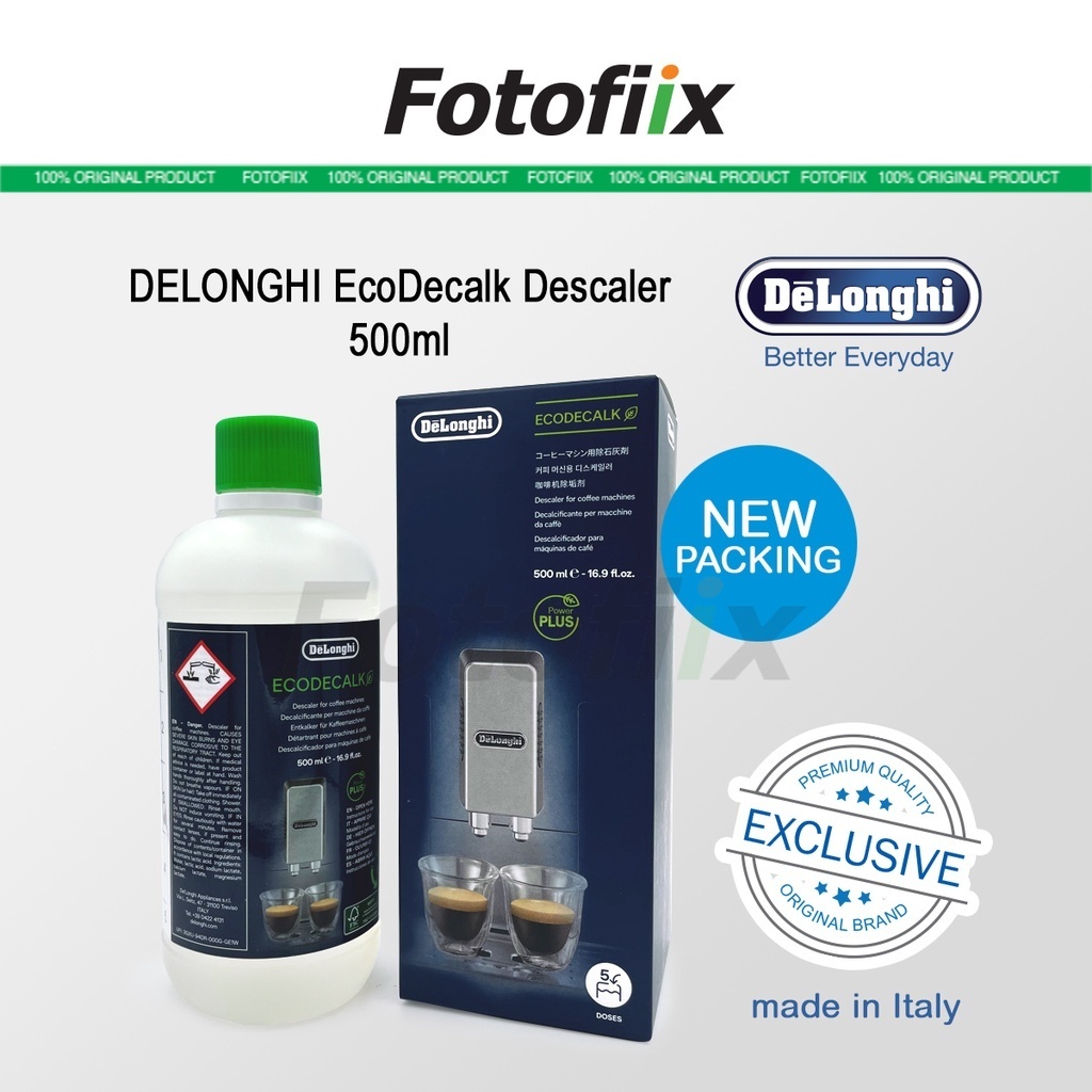 Delonghi EcoDecalk Descaler [ 500ml ] DLSC500 *made in Italy* Shopee