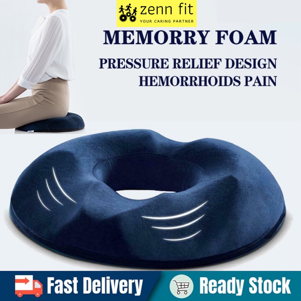 Hemorrhoids Soft Firm Memory Cushion for Wheelchair Home Office Car