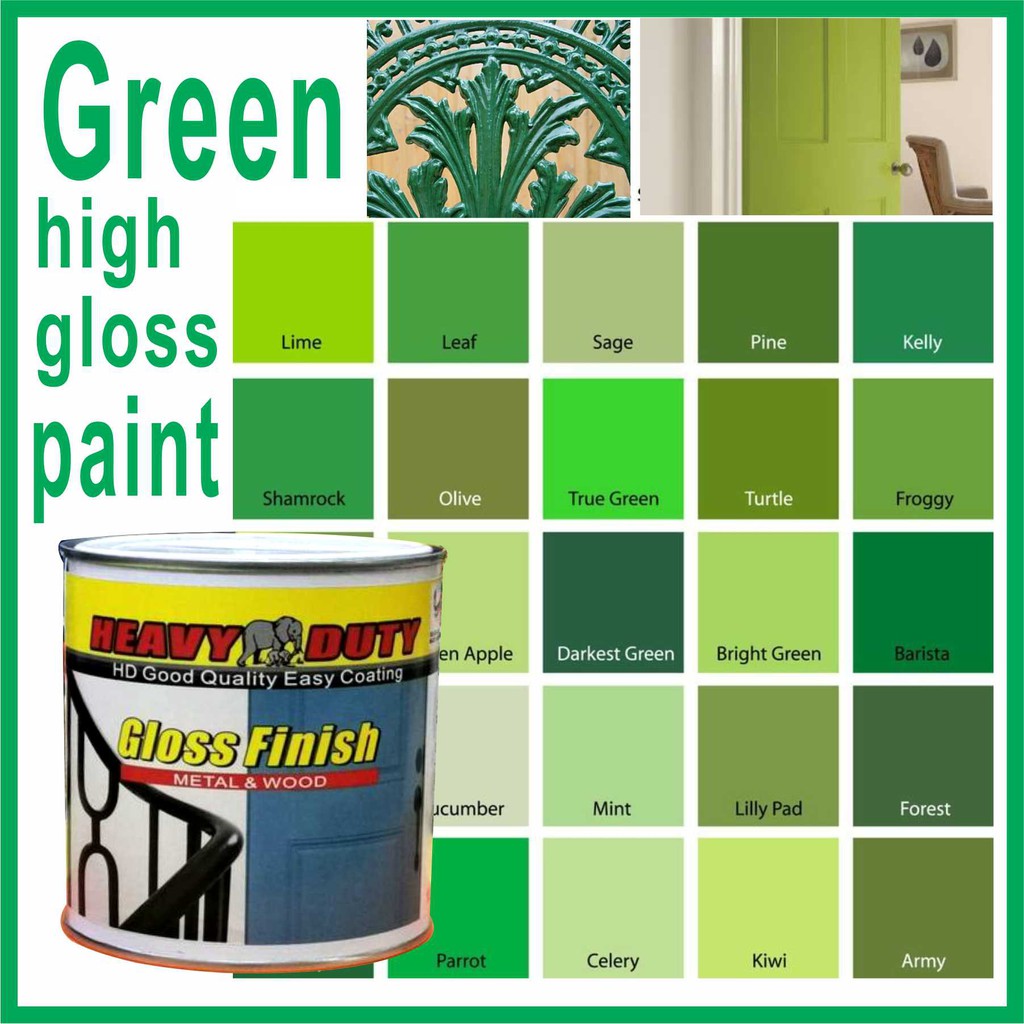 1L ( 1 LITER ) HIGH GLOSS PAINT ( HEAVY DUTY PRODUCT ) WOOD AND METAL