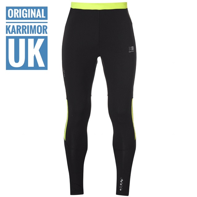 Karrimor X Lite Running Tights Mens (Black/Fluo Yellow) Shopee Malaysia
