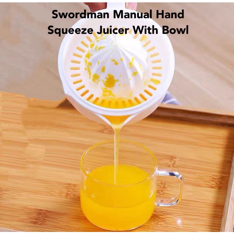 Swordman Manual Hand Squeeze Juicer with bowl/ Mini Juicer/ Hand Press