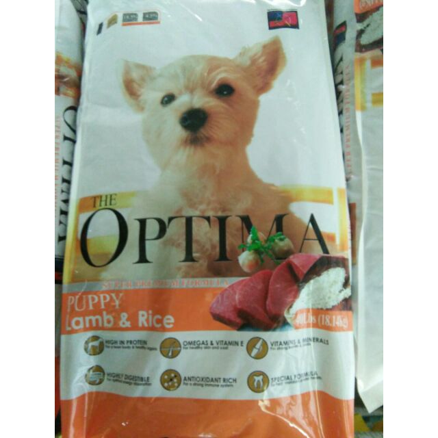 Optima puppy lamb and Rice dog food repack 1kg Shopee Malaysia