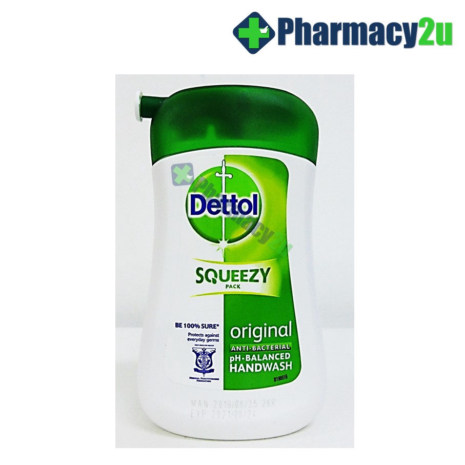 DETTOL SQUEEZY ORIGINAL ANTIBACTERIAL HAND WASH 110ML Shopee Malaysia