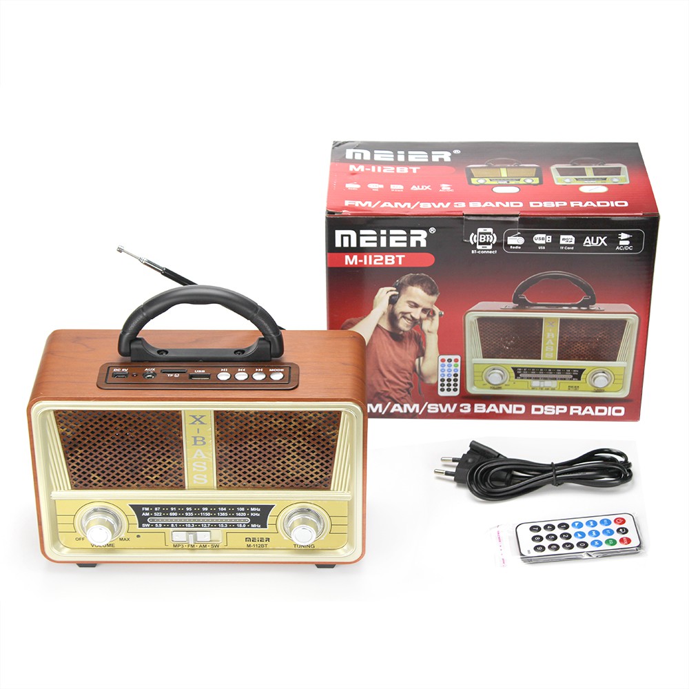 Radio Bluetooth Speaker with Best Sound, Portable AM FM Radio with Loud