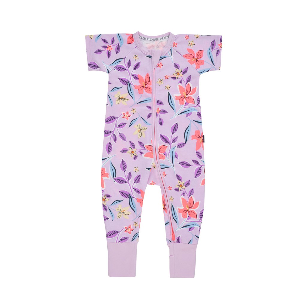 ORIGINAL BONDS ZIP WONDERSUITFLORAL CONGA (short sleeve) Shopee Malaysia