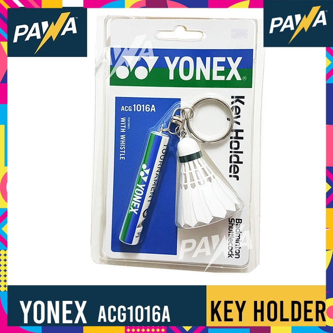 Yonex ACG1016A Badminton Shuttlecock Key Holder Keychain (With Whistle