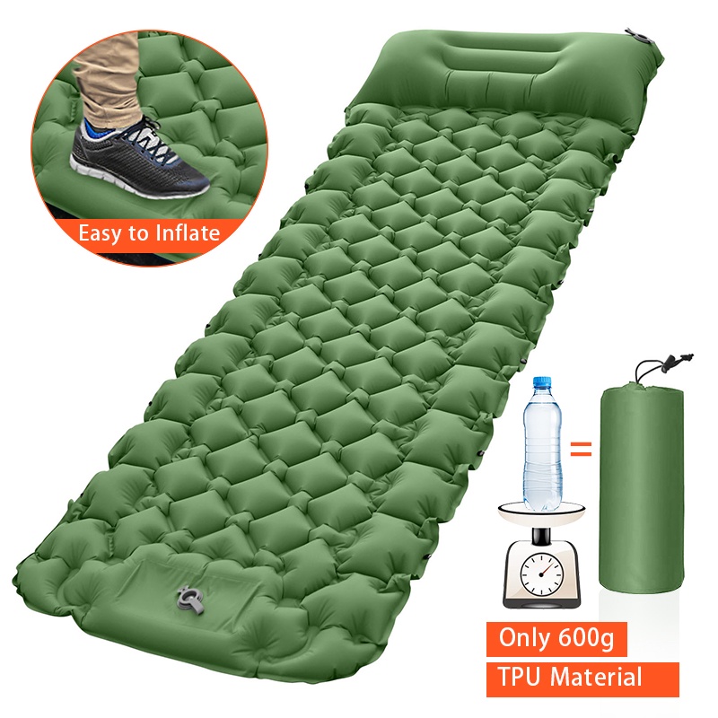 Camping Inflatable Bed Air Sleeping Pad Premium Outdoor Air Mattress Airbag Tent Mat Hiking
