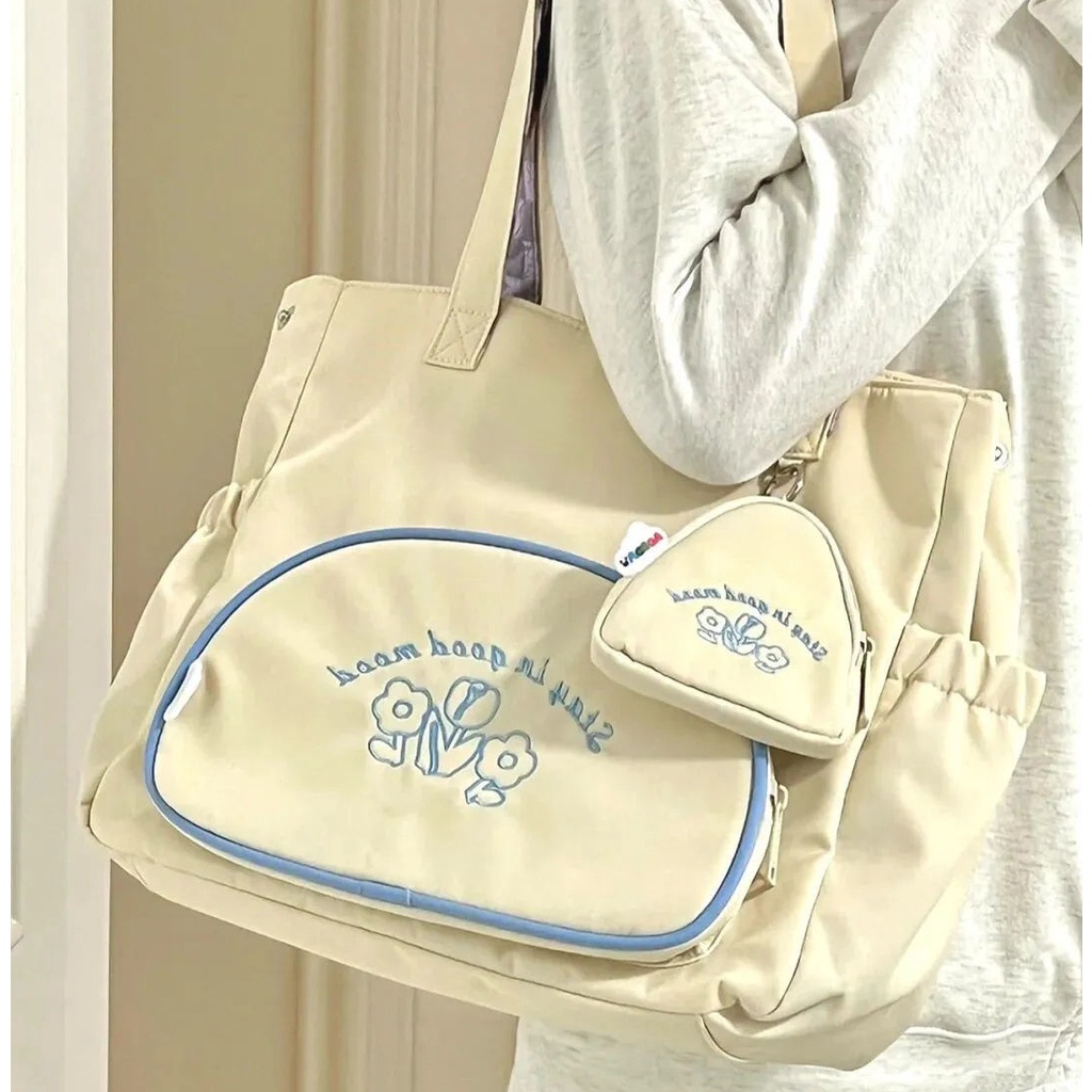 Tote Beg Korean Style Tote Bag Casual Totes Largecapacity Student