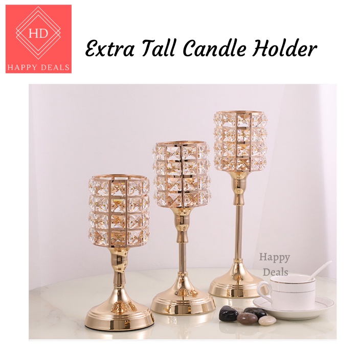 Happy Deals【Bubble wrap packing】Bling Crystal Votive Tealight Candle