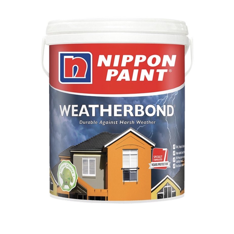 Nippon Weatherbond White Exterior Outdoor Water Based Wall Paint