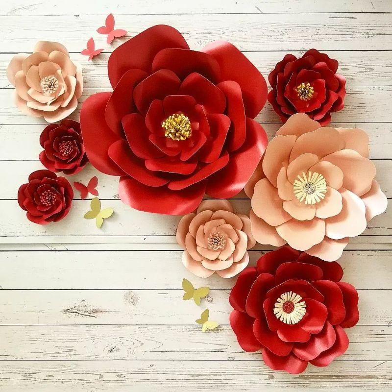 Paper Flower Wall Decor/Party Backdrop Decoration/ Wedding Decoration