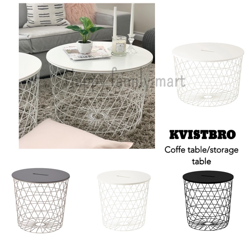 KVISTBRO FURNITURE TABLE COFFEE TABLE SIDE TABLE STORAGE TABLE MEJA
