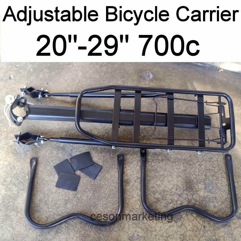 🔥Heavy Duty Adjustable Bicycle Carrier Rear 20"29 700c MTB Roadbike