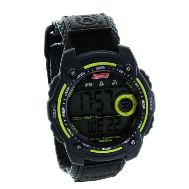 Coleman Men's 40673 Digital Dual Time Sport Watch water resistant
