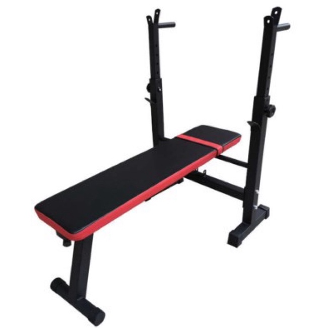 Adjustable & Foldable Home Gym Bench Press Set Up Shopee Malaysia
