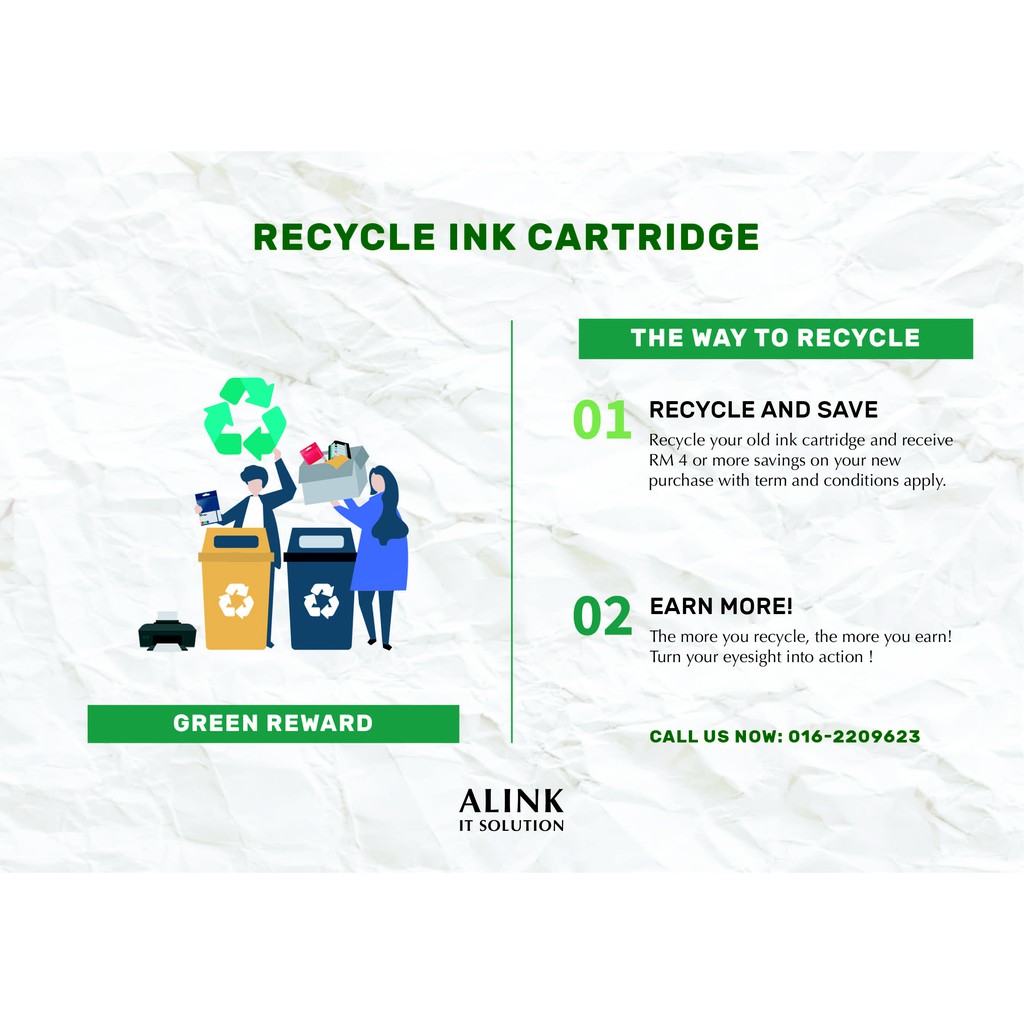 Recycle ink cartridge Shopee Malaysia