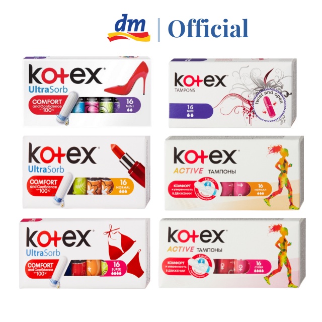 Tampon Kotex Sanitary Napkin Imported From Europe Shopee Malaysia