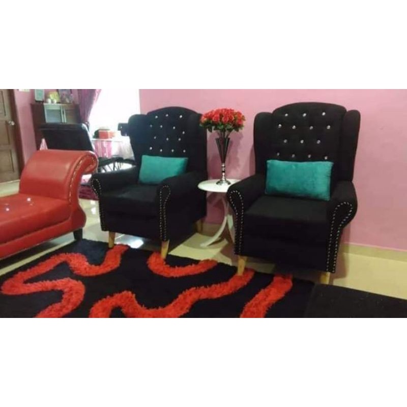 TERMURAH WING CHAIR HIGH BACK DIRAJA SUPER EXCLUSIVE KEDAI KELANTAN