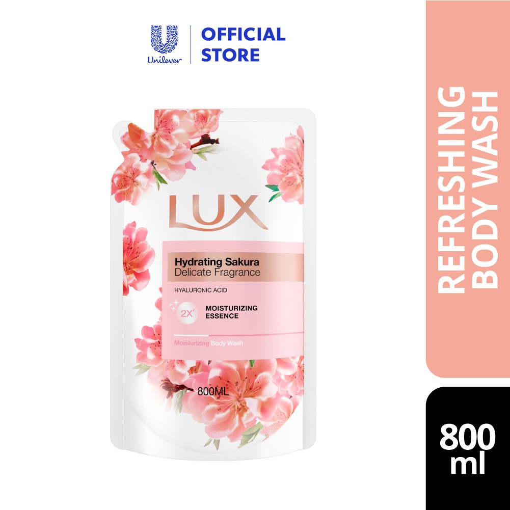 Lux Shower Gel Refill Hydrating Sakura (800ml) Shopee Malaysia