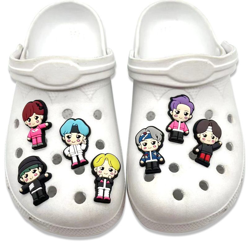 Jibbitz Crocs Charm BTS Korean Edition Special Pin Sandals Character