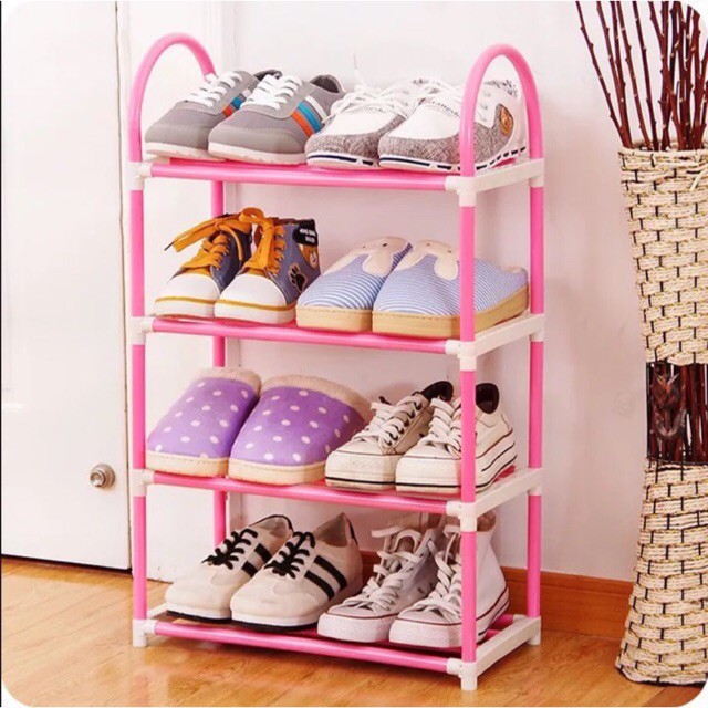 4 Tier Shoe Rack Can Be Disassembly Install Shopee Malaysia