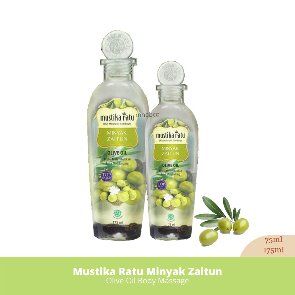 Mustika Ratu Minyak Zaitun (Olive Oil) 75ml / 175ml Shopee Malaysia