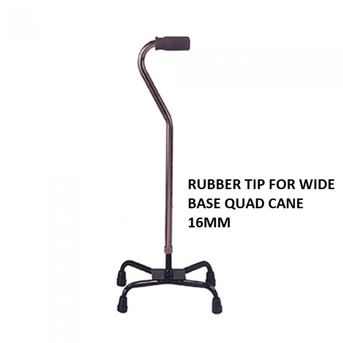 RUBBER TIP FOR QUAD CANEBLACK COLOR [16MMWIDE BASE][1PC] / [4PC] Shopee Malaysia