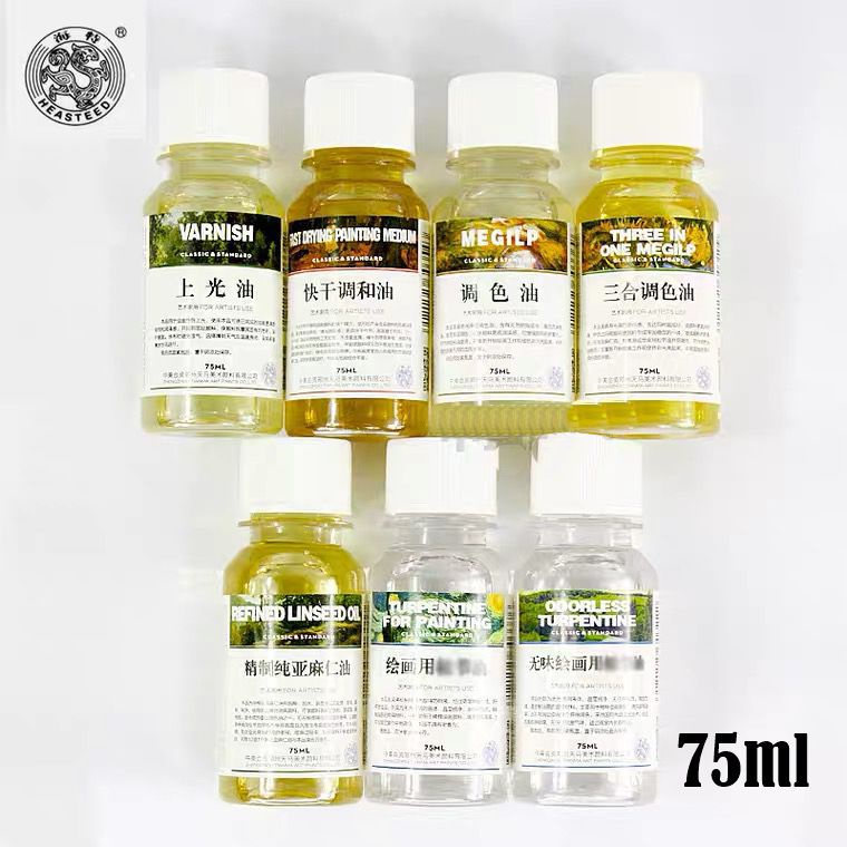 Heasteed Oil Painting Medium 280ml (Odorless Thinner / Refined Linseed