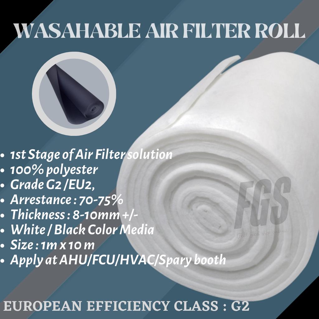 1M x 10M PRIMARY FILTER ROLL AHU FCU HVAC AIR FILTER/FILTER MEDIA ROLL