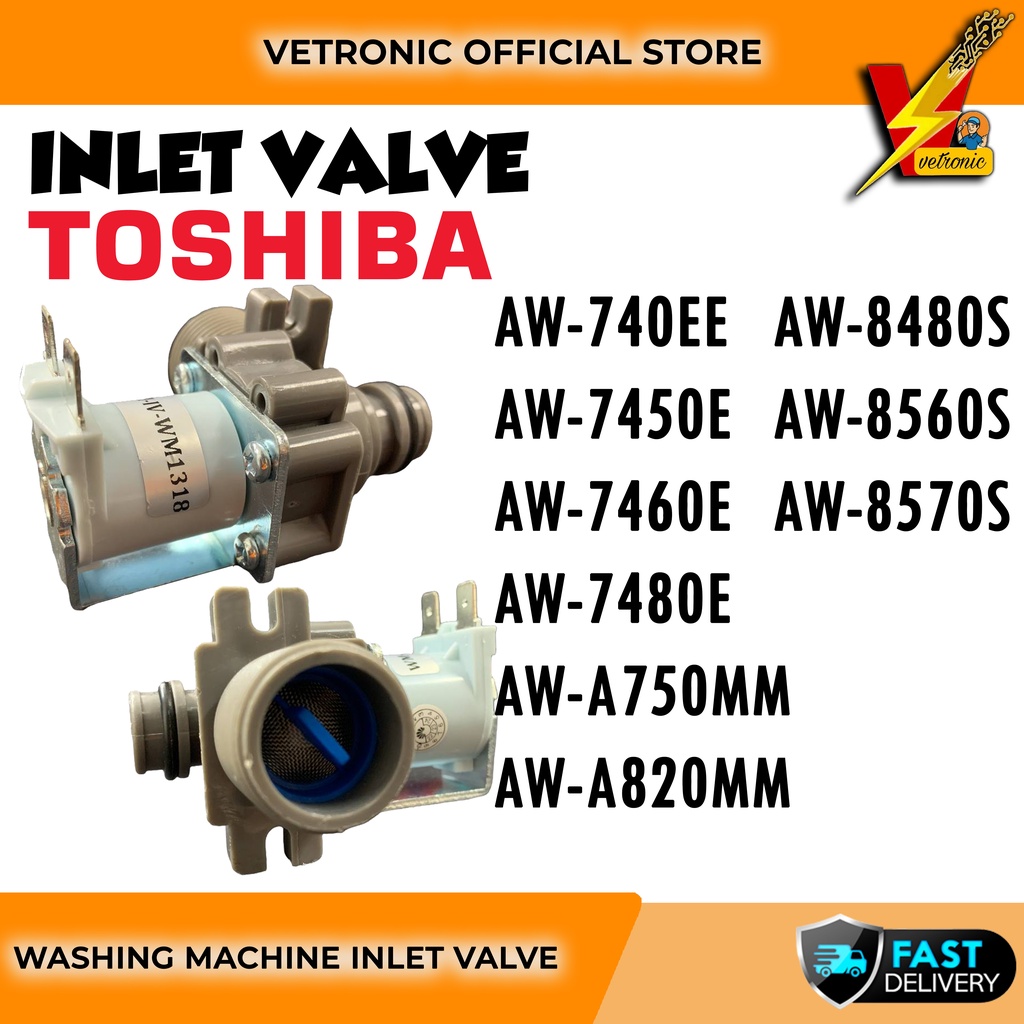 TOSHIBA WASHING MACHINE INLET VALVE 42T67012 AW8480S AW8570S AW8560S
