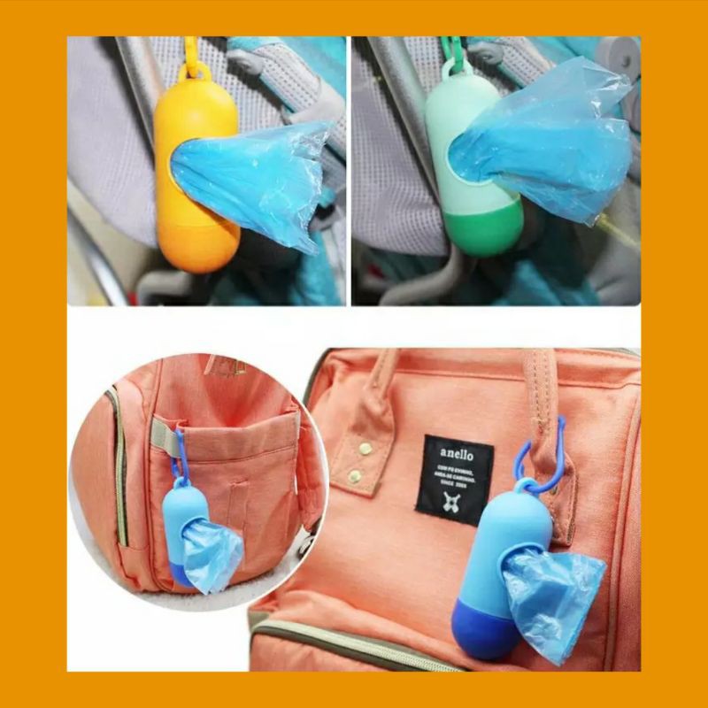 PORTABLE PLASTIC BAG TRAVEL PLASTIC RUBBISH PLASTIC TRASH CAR DOG CAT