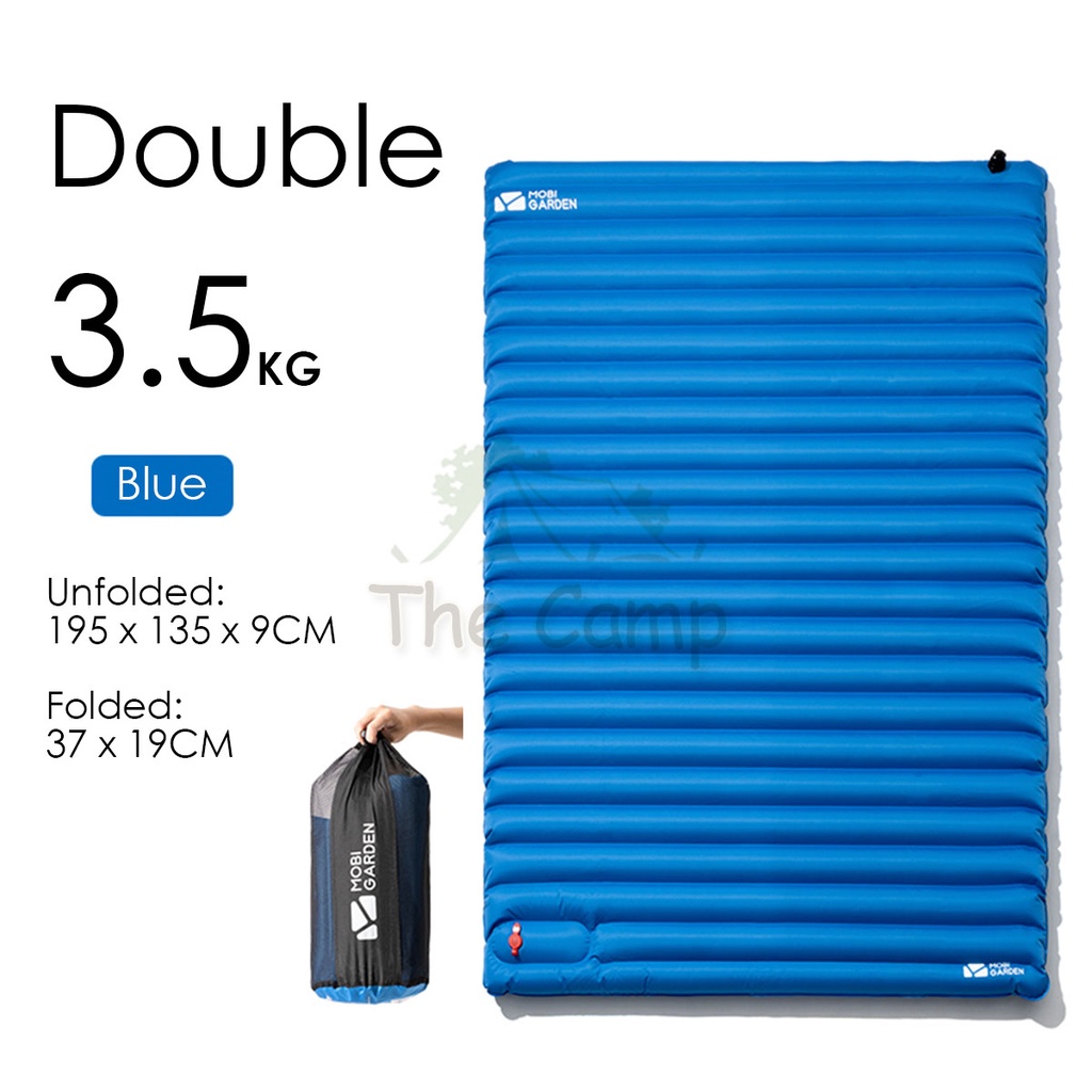 Mobi Garden Portable Air Bed Camping Mattress Tent Inflatable Single