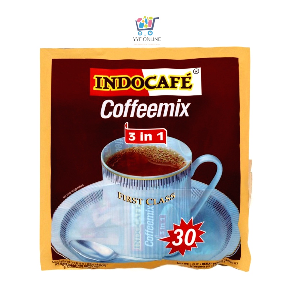 Indocafe Coffee Instant 3 in 1 Coffeemix (30s X 20G) Shopee Malaysia