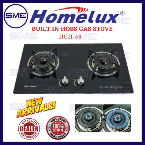 HOMELUX HGH88 2 Burners BuiltIn Flexi Hob (Flexible Hob,Gas Cooker