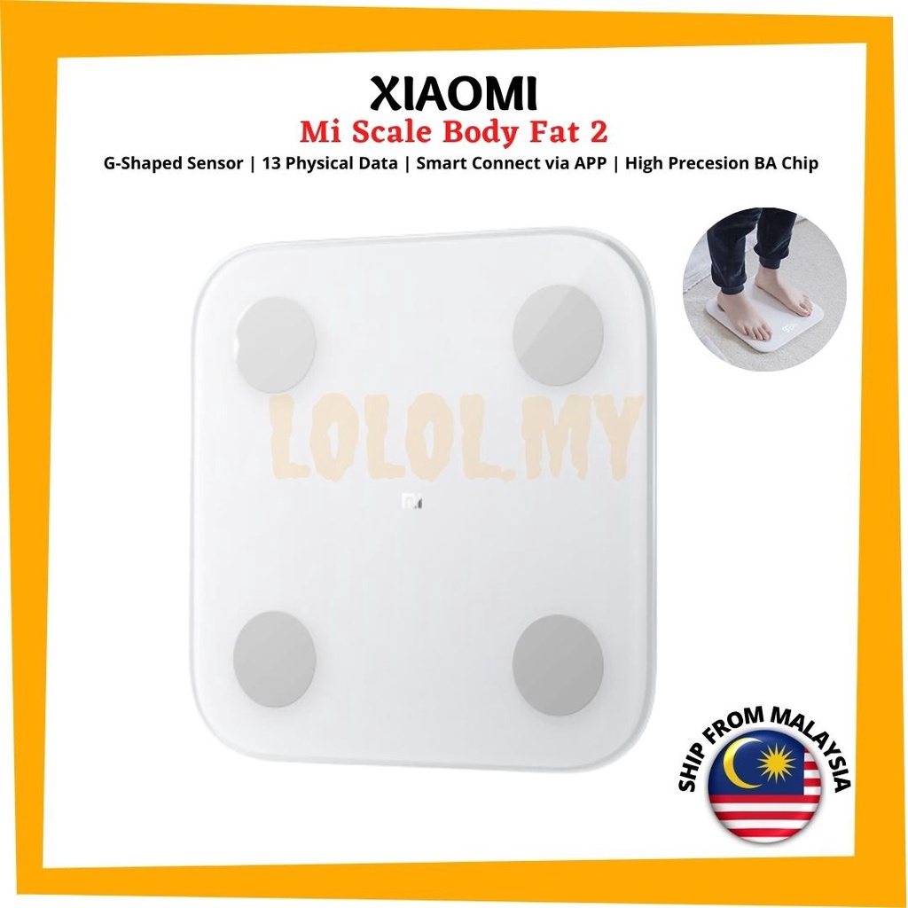 Xiaomi Mi Mijia Smart Body Composition Weight Scale 2 LED Bluetooth 5.0