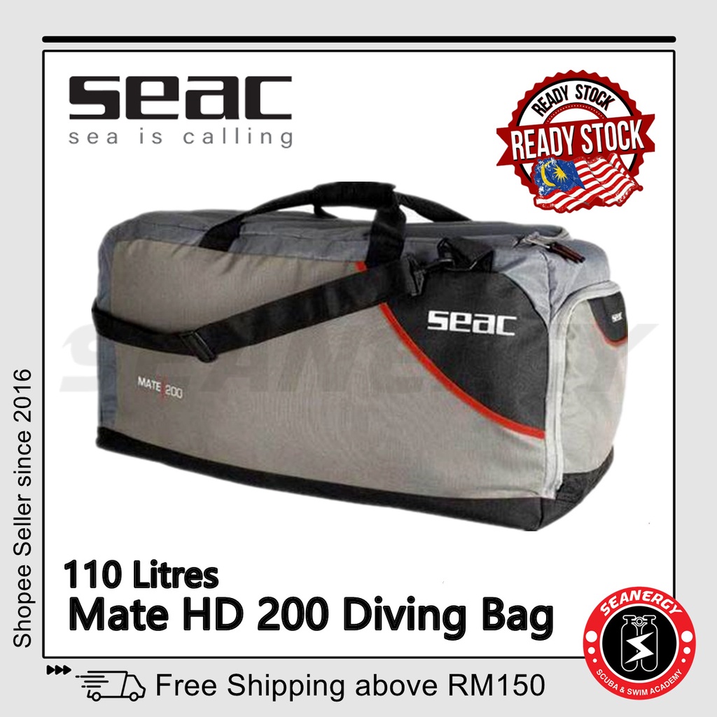 Seac Mate 200 HD Scuba Diving Bag Duffel Bag Equipment Bag Gear Bag