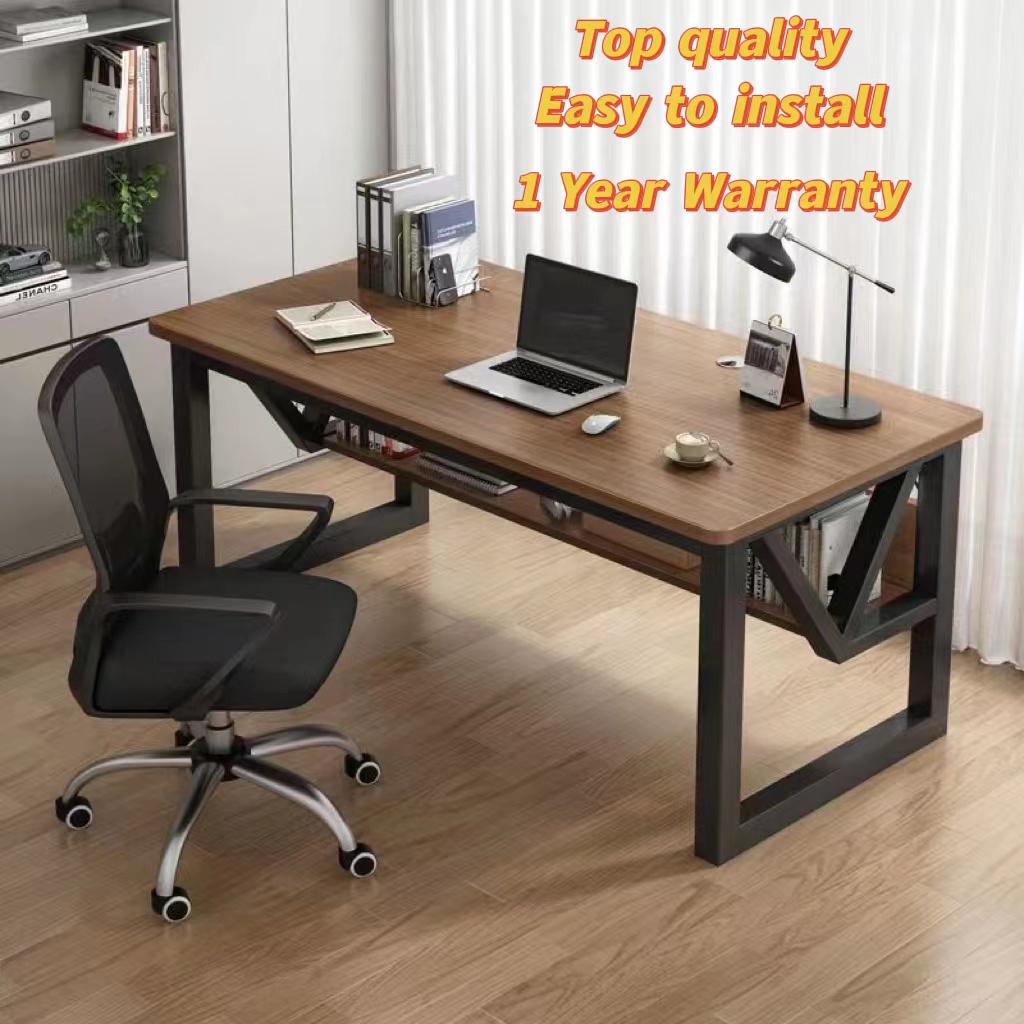 New Computer desk modern minimalist with drawer desk table Meja belajar